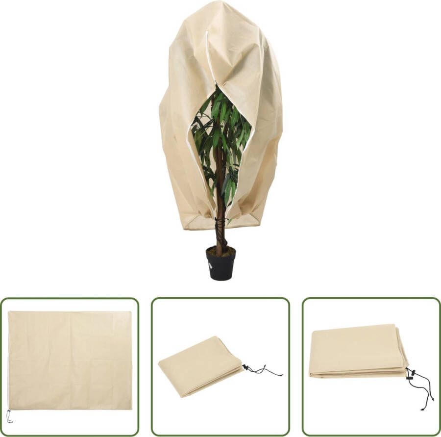 The Living Store Plantenhoes Winterbescherming 3.14x2.5m Ademend en Duurzaam