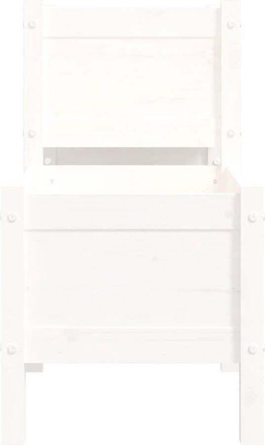 The Living Store plantenstandaard Grenenhout Met 3 bakken 178.5 x 44 x 75 cm (B x D x H)