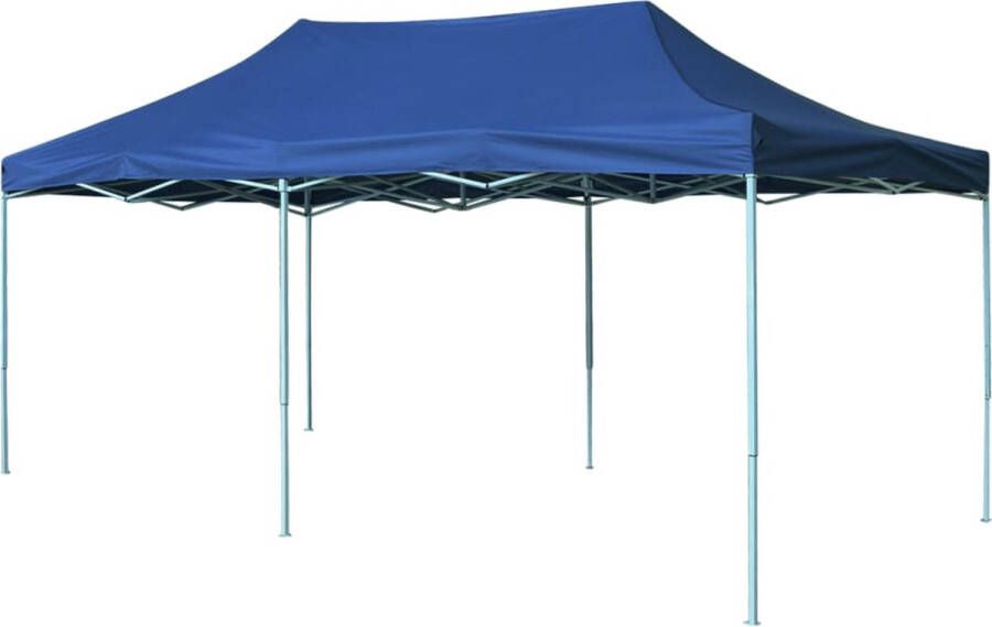 The Living Store Pop-up Partytent Blauw 580x291x315 cm Waterbestendig en UV-bestendig