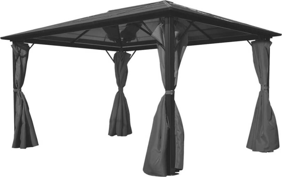 The Living Store Prieel 400 x 300 x 240 cm PC bord dak Antraciet