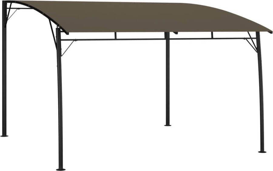 The Living Store Prieel Tuinfeest 3 x 3 x 2.55 m Stevige metalen constructie Gepoedercoat staal