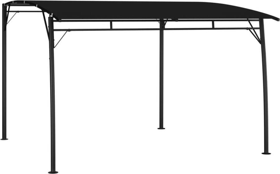 The Living Store Prieel tuinfeest 3 x 3 x 2.55m antraciet