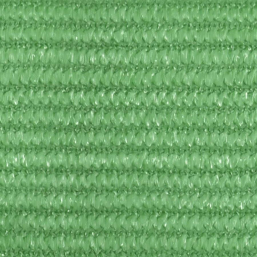 The Living Store Schaduwdoek HDPE 4 5 x 3 m Lichtgroen
