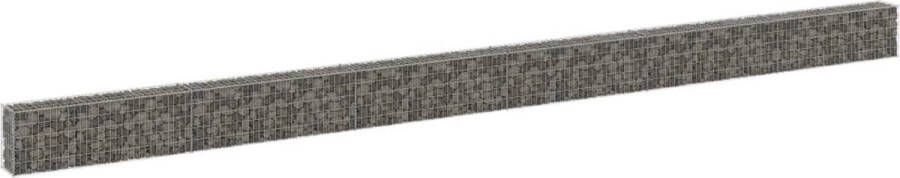 The Living Store Schanskorf Gabion Mand 900 x 30 x 50 cm Gegalvaniseerd Staal