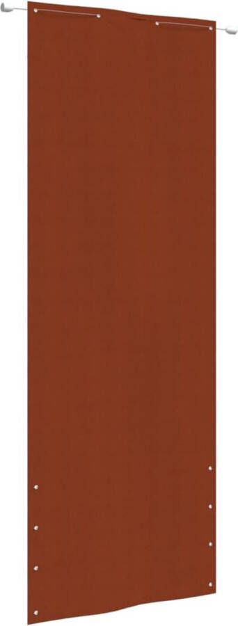 The Living Store Scherm Terracotta 80x240 cm Waterbestendig Uv-bescherming