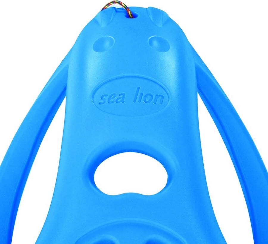 VidaXL The Living Store Slee PP en stalen lopers 80 x 39.5 x 25.5 cm Blauw