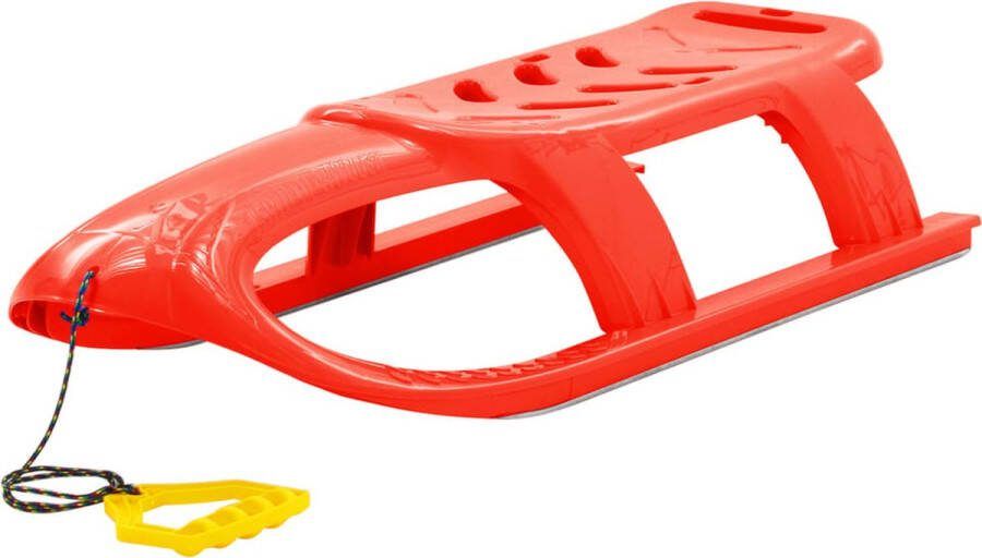 VidaXL The Living Store Sneeuwslee Classic Rood 102.5 x 40 x 23 cm Duurzaam PP en staal