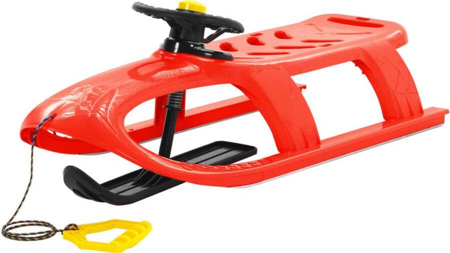 VidaXL The Living Store Sneeuwslee Rood Materiaal- PP en Staal Afmetingen- 102.5 x 40 x 23 cm Maximale belasting- 50 kg