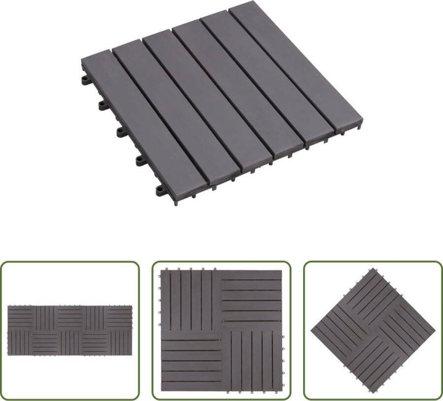 The Living Store Terrastegels Greywash 30 x 30 cm Anti-slip