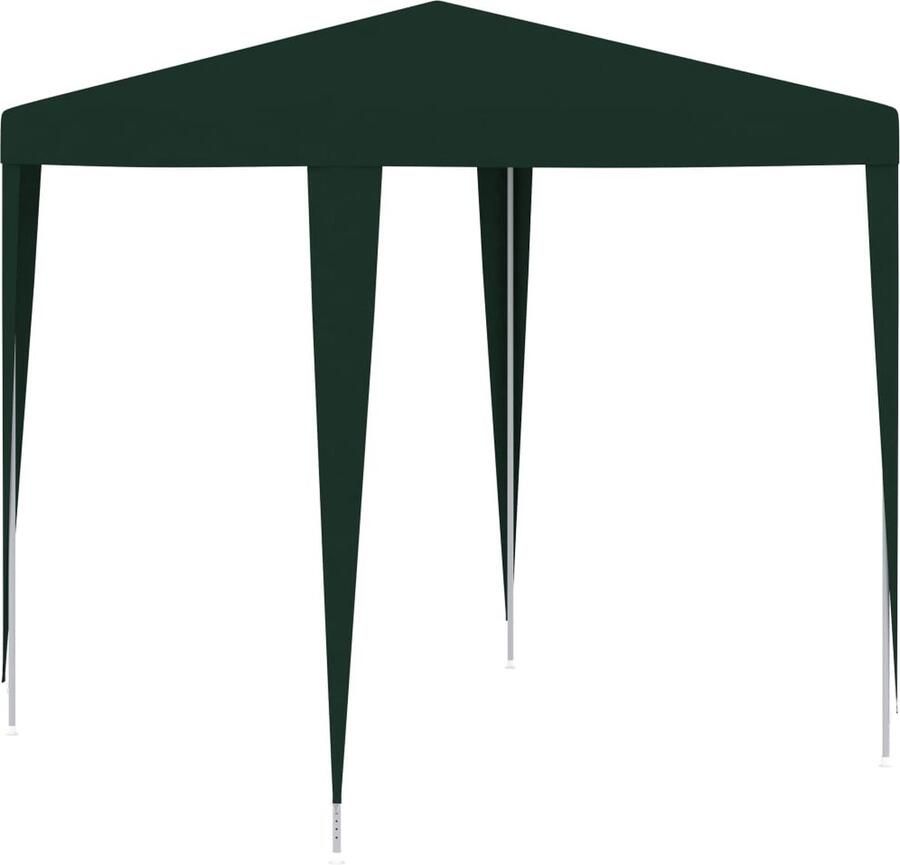 The Living Store Feesttent Partytent 2 x 2 x 2.4 m Groen UV- en waterbestendig