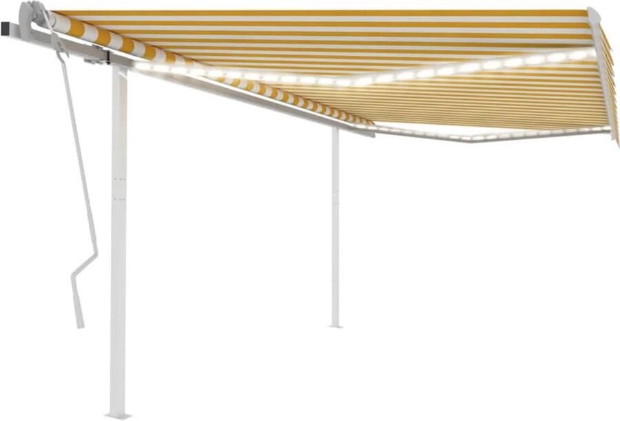 The Living Store Uitschuifbare Luifel 400 x 300 cm UV- Waterbestendig