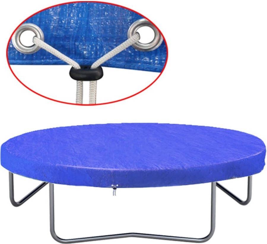 VidaXL The Living Store Trampoline Hoes Donkerblauw 335 cm Diameter Waterbestendig Met Afvoergaten Duurzaam en Slijtvast
