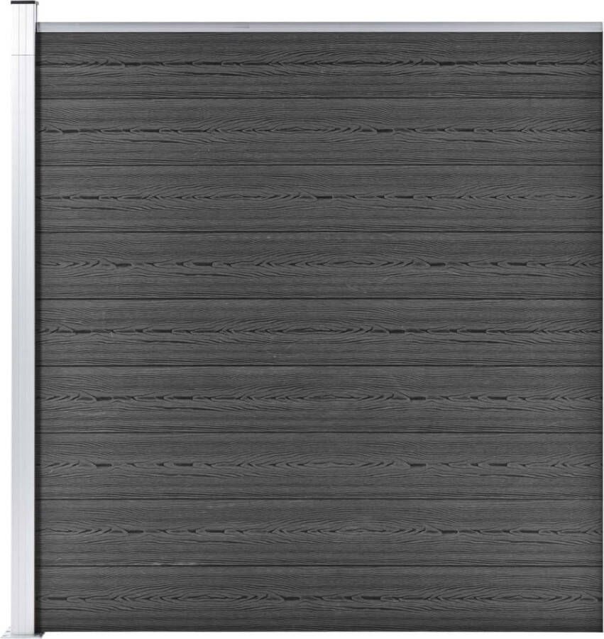 The Living Store Tuinafscheiding HKC 175x186cm Zwart