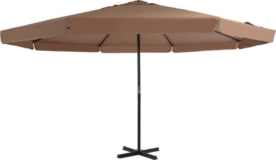 The Living Store Tuinparasol Hangend 500 x 385 cm Taupe