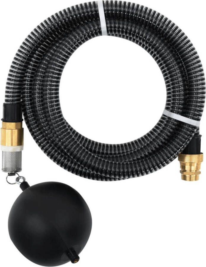 The Living Store Tuinslang PVC 3m 1 (25mm) Zwart