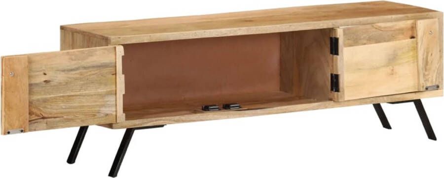 The Living Store tv-meubel Classic Mangohout 110 x 30 x 40 cm Massief Duurzaam Opbergruimte