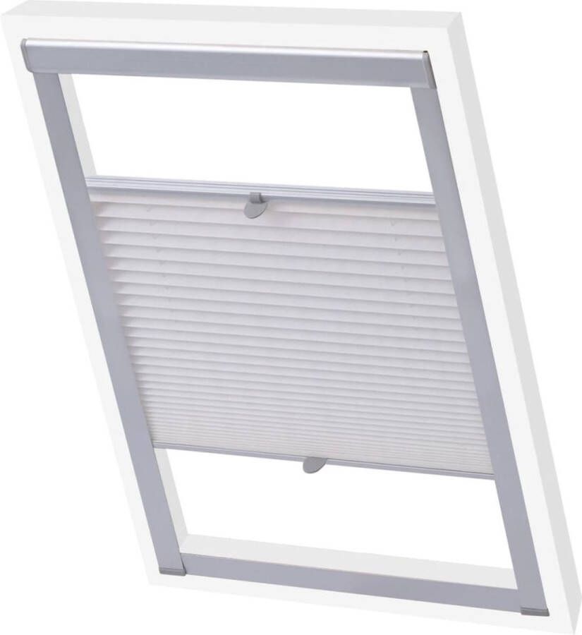 The Living Store Velux Geplooid Rolgordijn MK08 UV-bestendige stof