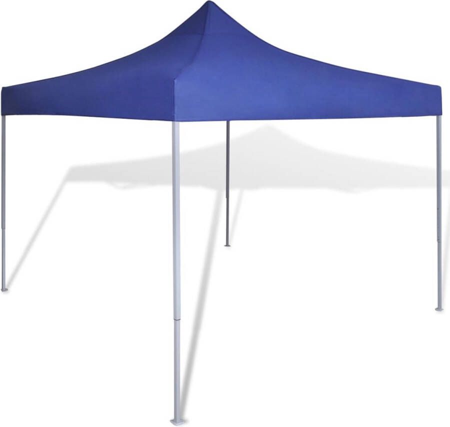 The Living Store Vouwtent Gazebo 291x291x315 cm Blauw 100% Waterdicht