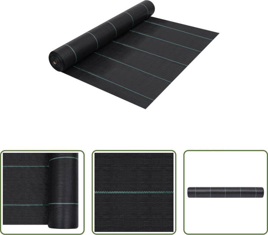 The Living Store Worteldoek Tuin 2 x 100 m UV-gestabiliseerd 60 g m²