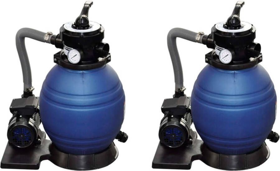 VidaXL The Living Store Zandfilterpomp Afmetingen- 298 x 458 x 621 mm Max pompcapaciteit- 11.000 L u Vermogen- 400 W IPX5
