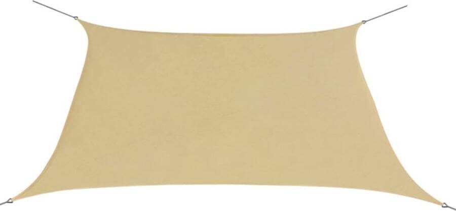 The Living Store Zonnescherm vierkant 3.6 x 3.6 m waterbestendig en uv-beschermend