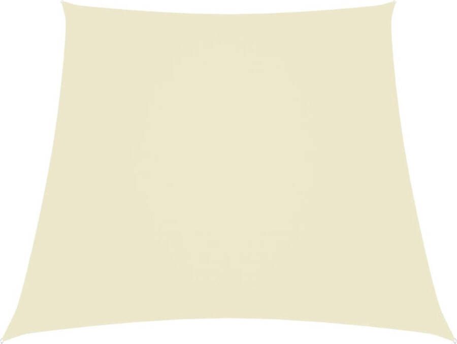 The Living Store Zonnezeil Oxford stof 2 4 x 3 m Crème