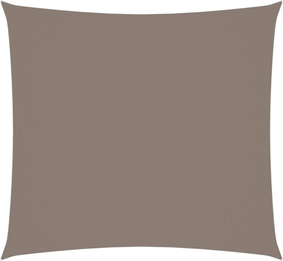 The Living Store Zonnezeil Waterbestendig UV-beschermend 4 x 4 m Taupe