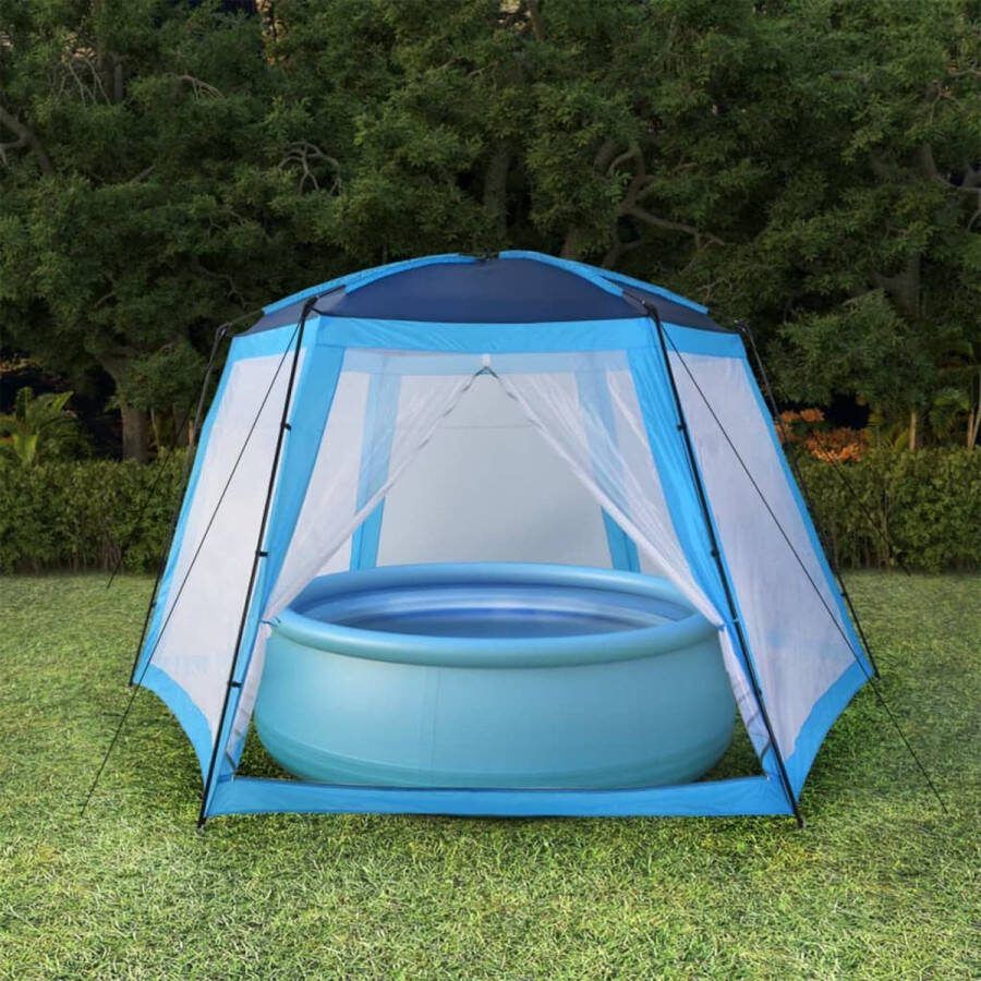 VidaXL The Living Store Zwembadtent Polyester Uv- en waterbestendig 590 x 520 x 250 cm