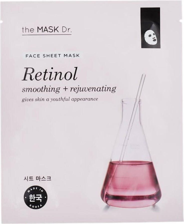 The Mask Dr. gezichtsmasker retinol verzachtend verzorgend en verjongend face sheet mask