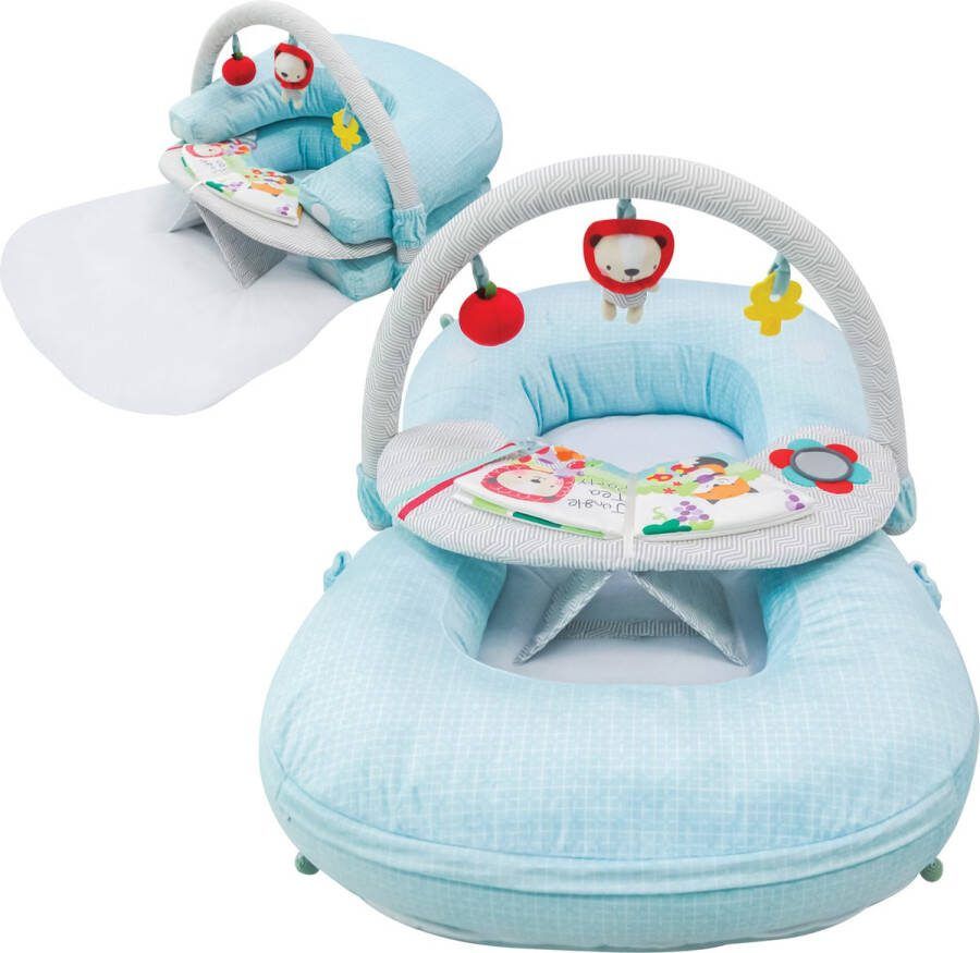 The Moon Brand Moon™ 2-In-1 Slaap & Speel Nap 'N' Play Reismat met Muskietennet Speeltent