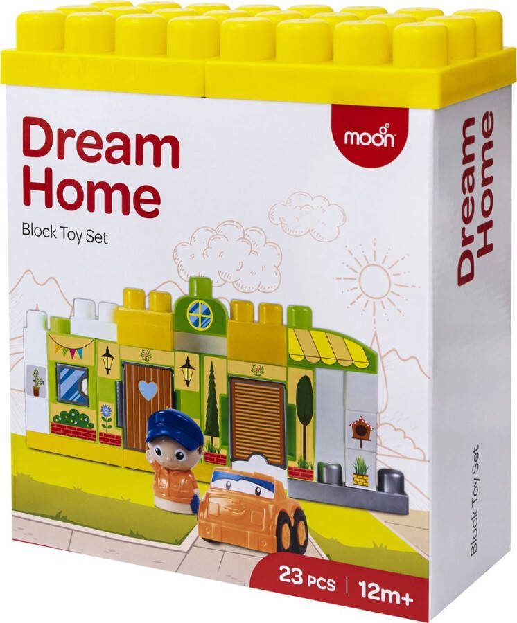The Moon Brand Moon™ Droomhuis Bouwblokken Speelgoedset 23 Stuks