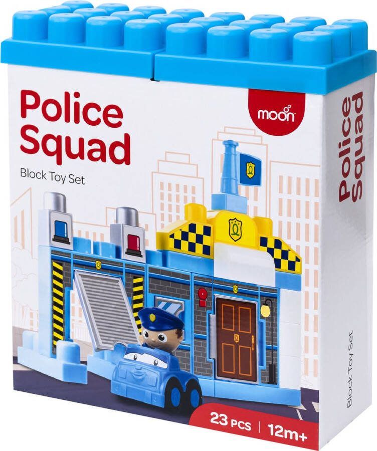 The Moon Brand Moon™ Politie Eenheid Bouwblokken Speelgoedset 23 Stuks