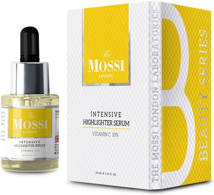 The Mossi London The Mossi Intensive Highlighter Serum Vitamine C %10 30 ml Gladde Huid Vegan