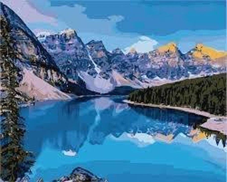 The Netherlands Protsvetnoy Paint by Numbers Mountain River MG2134E
