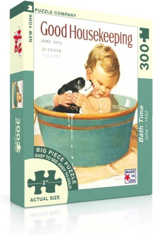 The New York Puzzle Company Good Housekeeping: Bath Time (kinderpuzzel)
