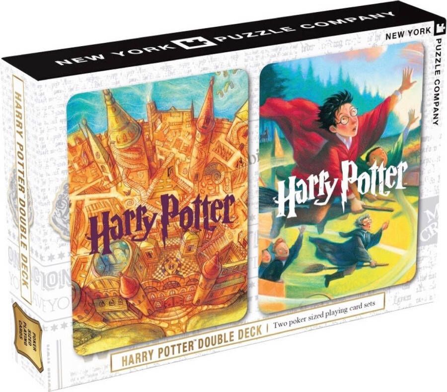 The New York Puzzle Company New York Puzzle Company Harry Potter Double Deck Kaartspel Reizen avontuur