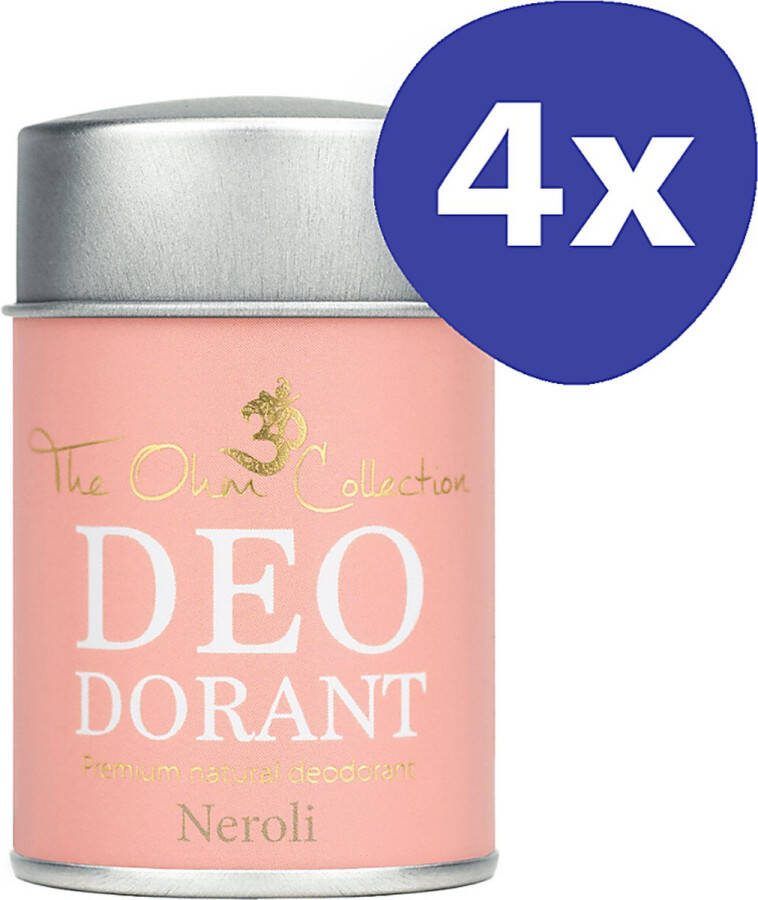 The Ohm Collection Deodorant Poeder Neroli (4x 50gr)