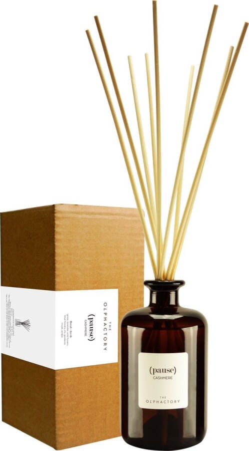 The Olphactory -XXL 500 ml- luxe geurstokjes Diffuser Cashmere