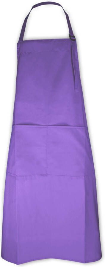 The One towelling Apron 65% polyster 35% katoen 210 gr m² 75 x 95 cm Purple 65% katoen 35% polyster T1-apron