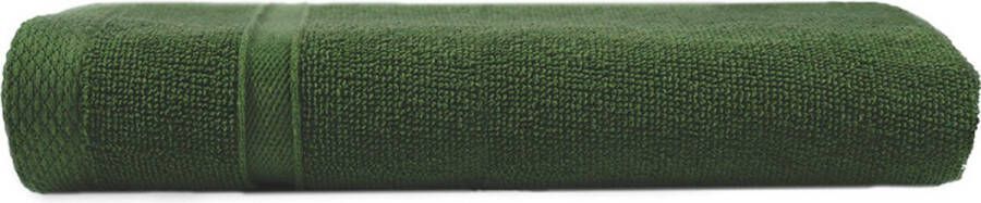 The One towelling The One Toweling Recycled Classic 70 x 140 cm 450 gr m² Bottle Green 70% gerecycled katoen 30% gerecycled polyester T1-R70
