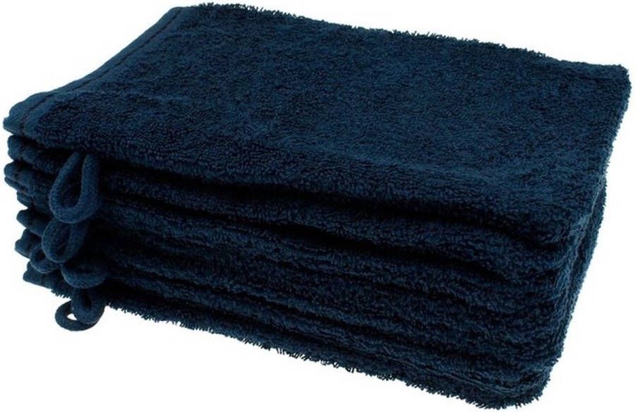 The One Toweling The One Washandjes Donker Blauw 12 stuks