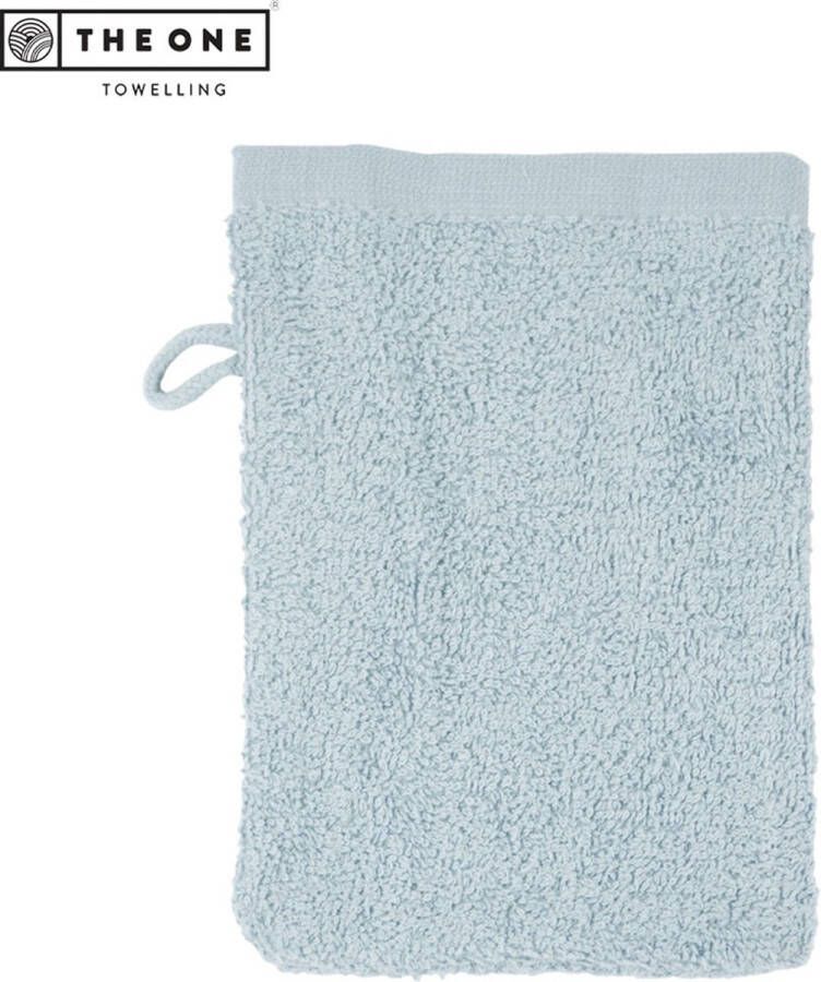 The One towelling washand 16 x 21 cm 500 gr m² Silver Grey 100% katoen T1-Wash