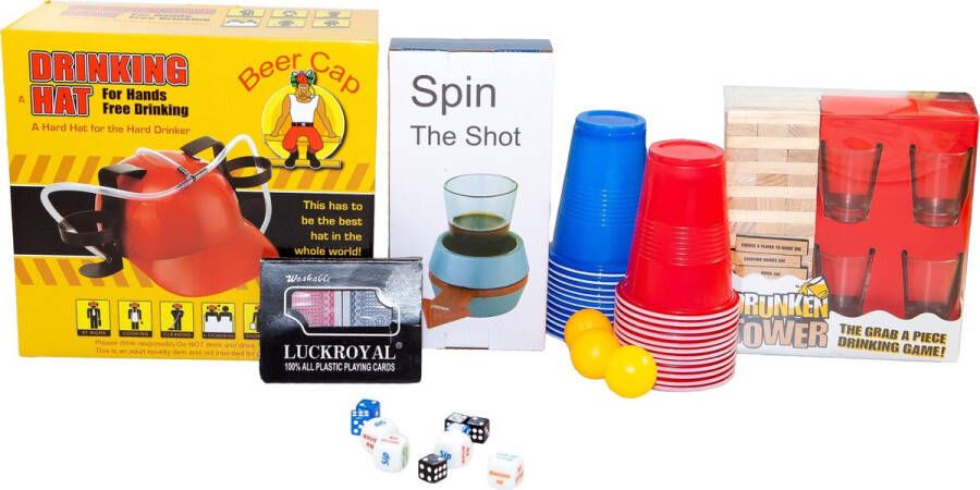 The Party Starter Kit – Drankspel – Drankspellen – Beerpong Kaartspel