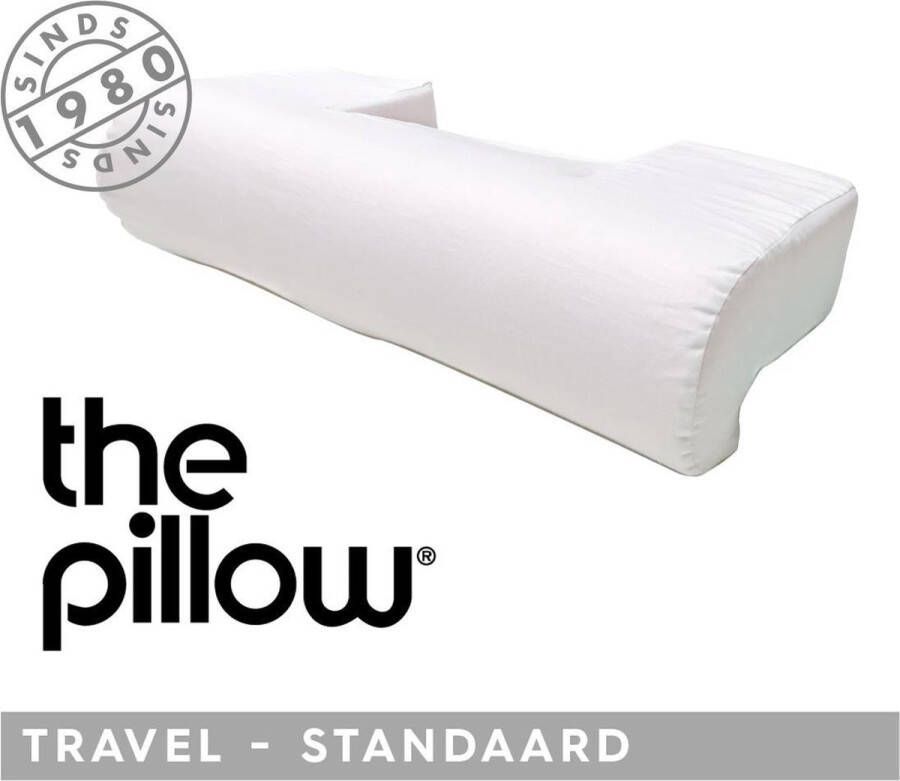 The Pillow Travel Standaard Orthopedisch Hoofdkussen van Schuim