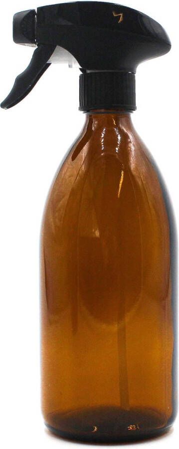 The Plastic Free Co. Glazen Amber Spuitfles Sprayfles plantenspuit 500 ml Bruin Amber Glas Plantensproeier Plantenspuit Waterverstuiver