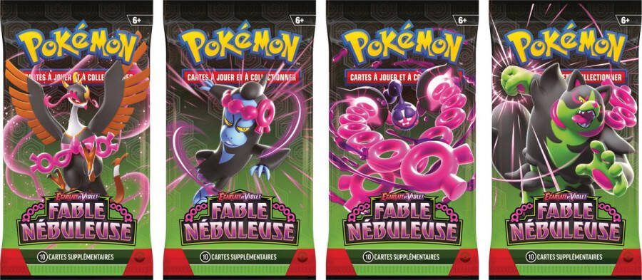 The Pokémon Company Pokémon JCC Écarlate et Violet Lot de boosters EV6.5 Fable Nébuleuse