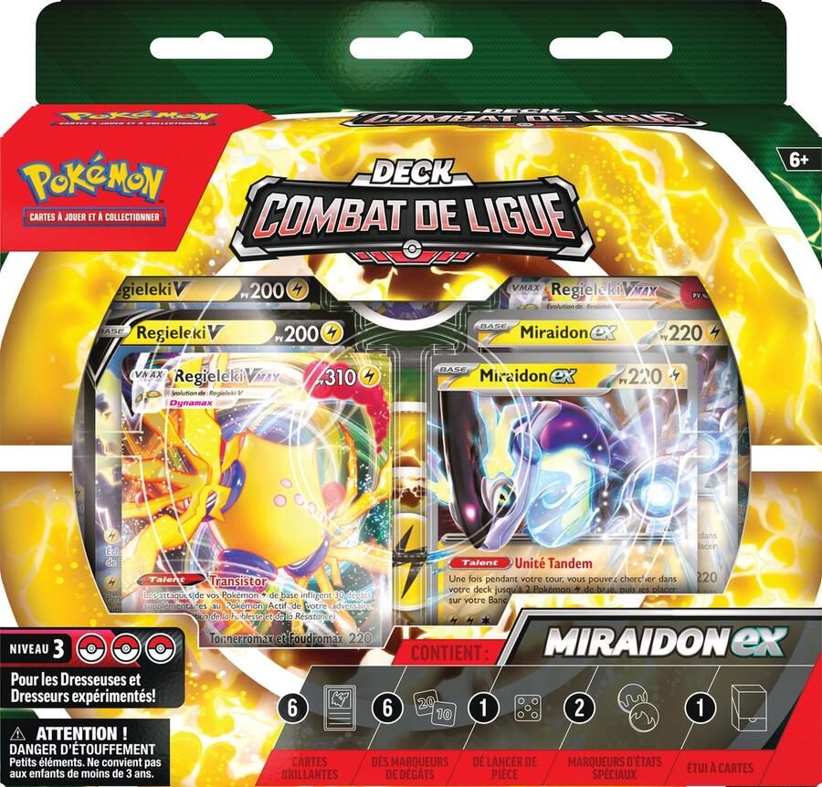 The Pokémon Company Pokémon JCC : Deck Combat de Ligue Miraidon-ex