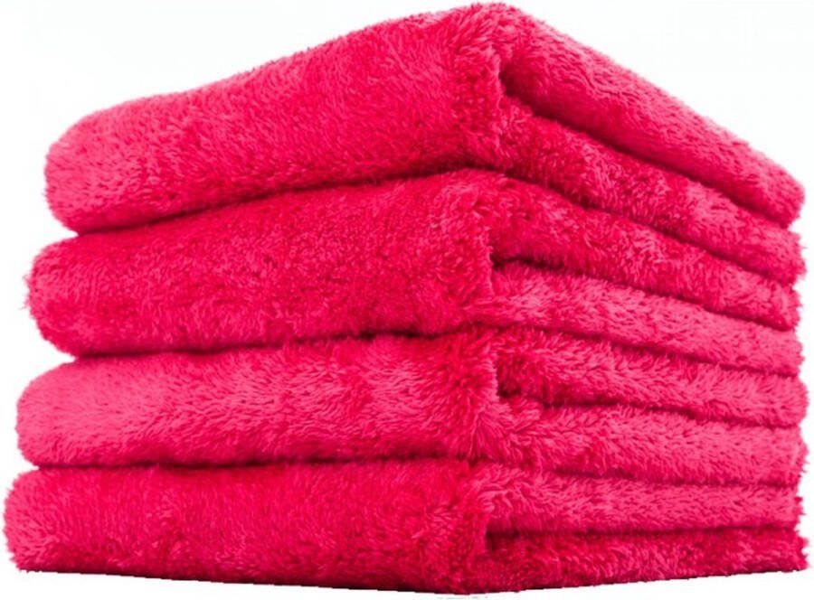 The Rag Company Eagle Edgeless 500 Microvezeldoek Rood 500 gsm Pluisvrij