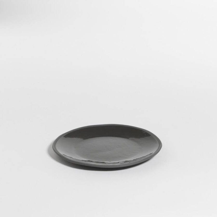 The Table atelier ontbijtbord Ø 20 cm handgemaakt zwart