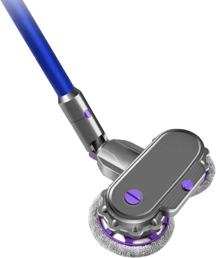 The Useful Elektrische Mop Dweil geschikt voor Dyson Steelstofzuiger Mondstuk Accessoires Opzetstuk & Dweilsysteem voor V7 V8 V10 V11 series Vloerwisser en Vloermop Nat & Droog Inclusief 6 dweilmops